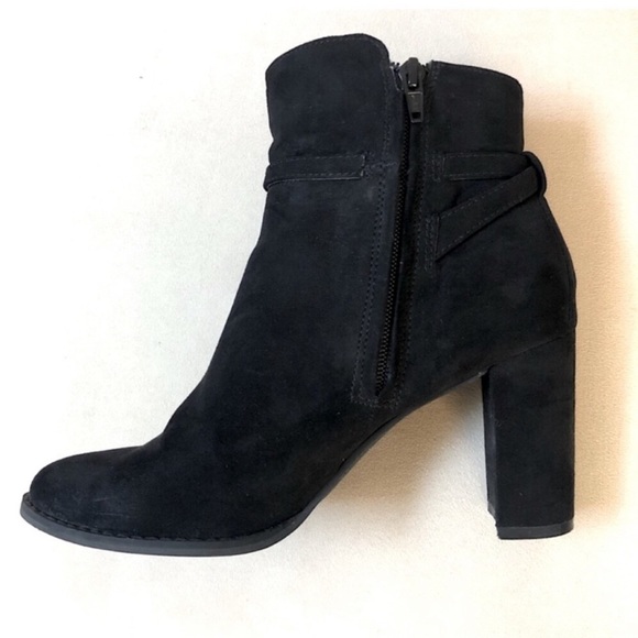 Banana Republic Black Suede Booties - Picture 2 of 5